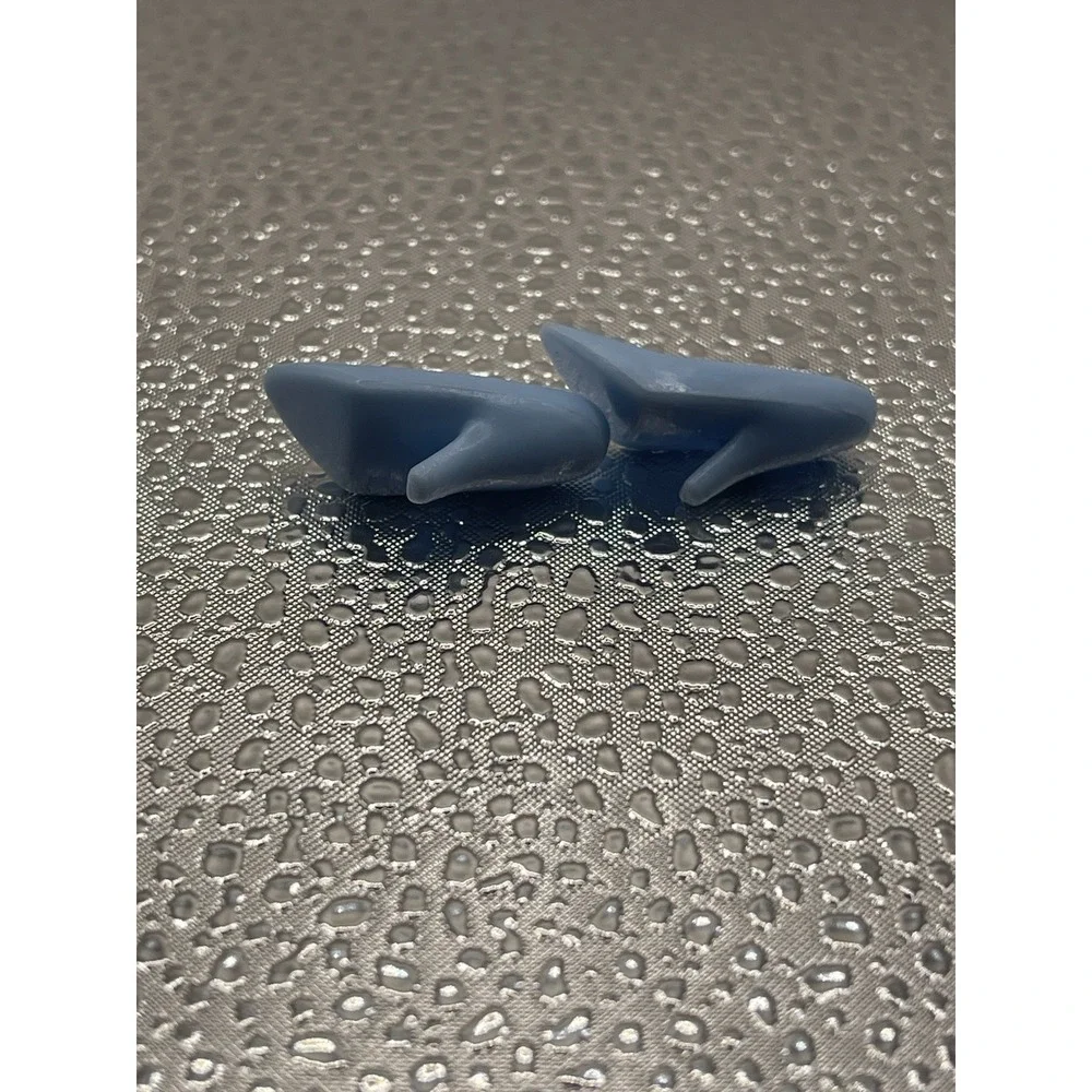 VINTAGE 1990's MATTEL BARBIE PAIR LIGHT BLUE CLOSED TOE HIGH HEEL HEELS PUMPS 27